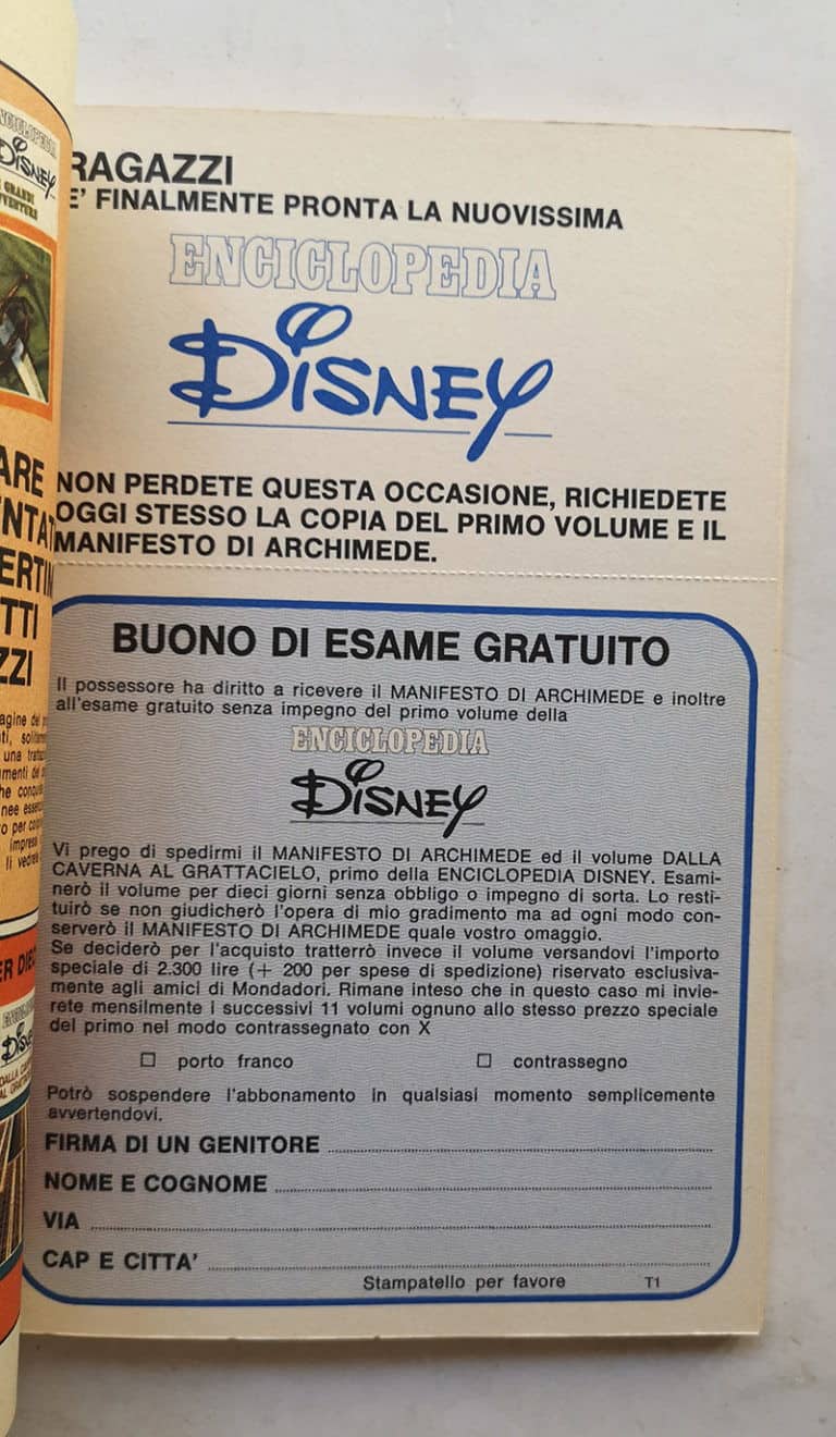 TOPOLINO LIBRETTO n 823 cedola di commissione libraria bollino 1971 - immagine 3