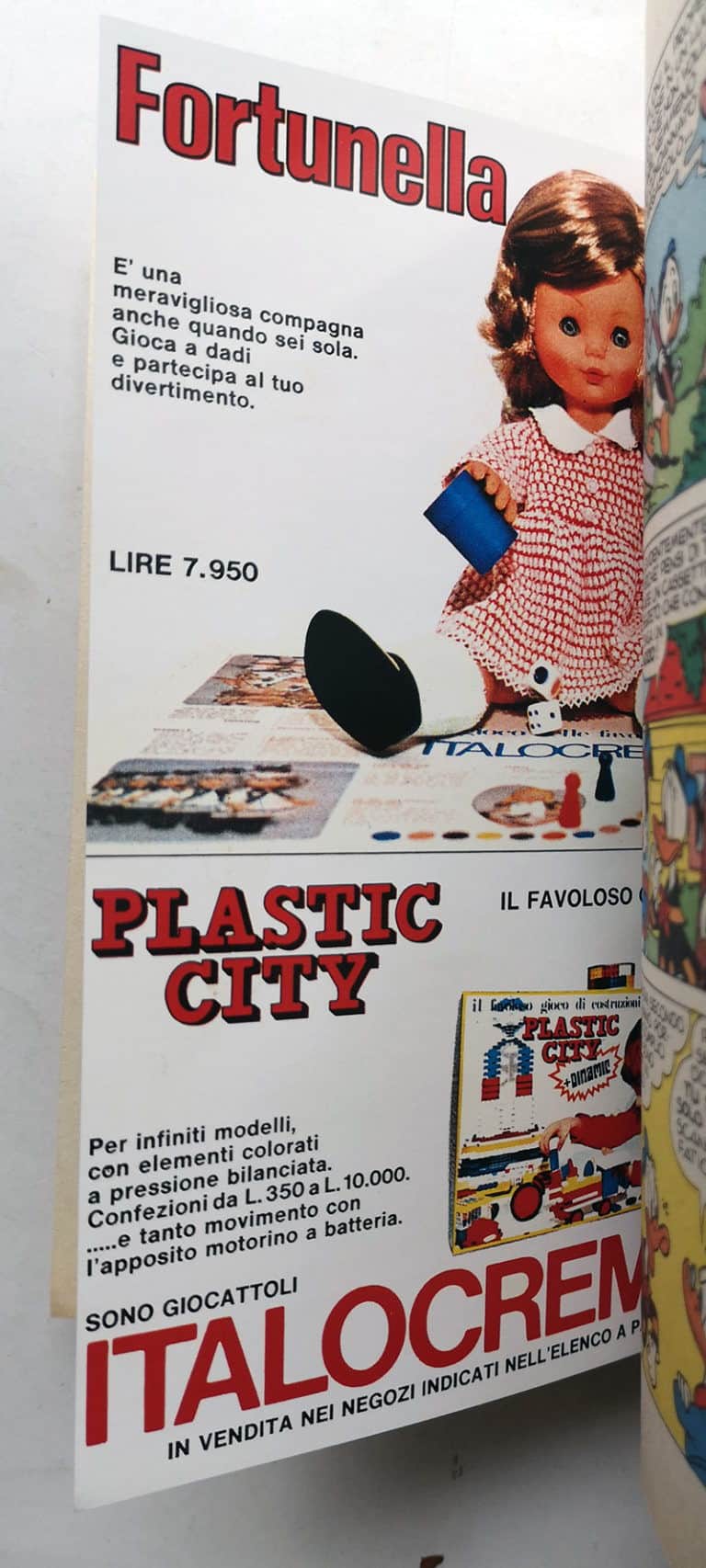 TOPOLINO LIBRETTO n 835 inserto regionale ITALOCREMONA e COIN cartolina 1971 - immagine 3