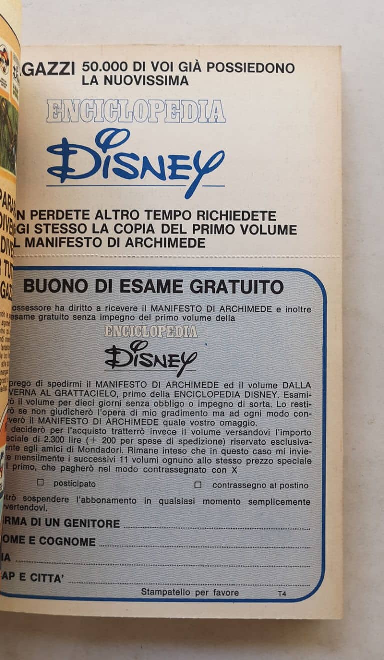 TOPOLINO LIBRETTO n 836 catalogo MONDADORI cedola cartolina abbonati 1971 - immagine 7