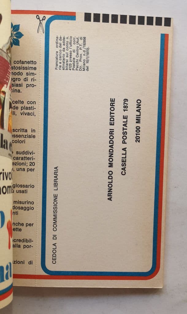 TOPOLINO LIBRETTO n 842 cedola di commissione libraria bollino 1972 - immagine 4