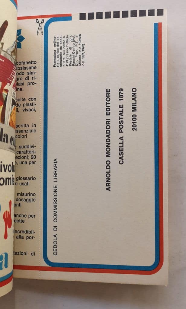 TOPOLINO LIBRETTO n 844 cedola di commissione libraria bollino 1972 - immagine 3