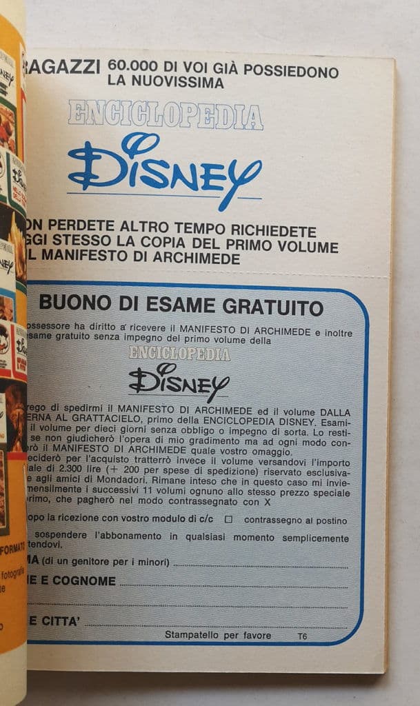 TOPOLINO LIBRETTO n 854 cedola di commissione libraria bollino 1972 - immagine 3