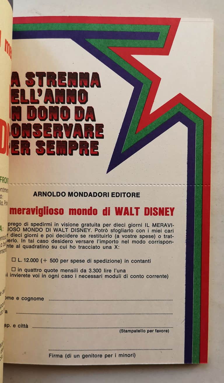 TOPOLINO LIBRETTO n 883 cedola di commissione libraria bollino 1972 - immagine 3