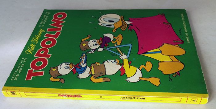 TOPOLINO LIBRETTO n 889 inserto Natale MONDADORI cartolina abbonamento 1972 - immagine 2