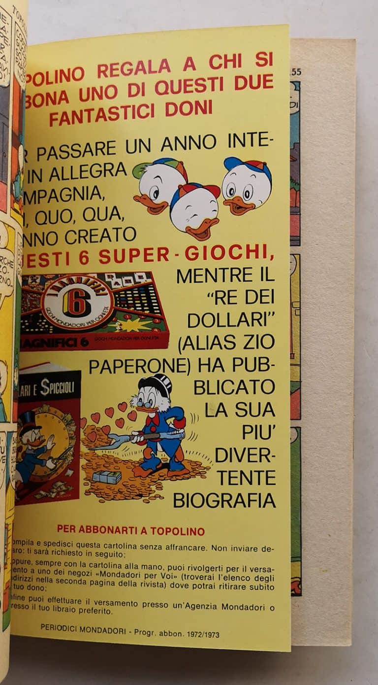 TOPOLINO LIBRETTO n 891 cartolina abbonamento bollino 1972 - immagine 3