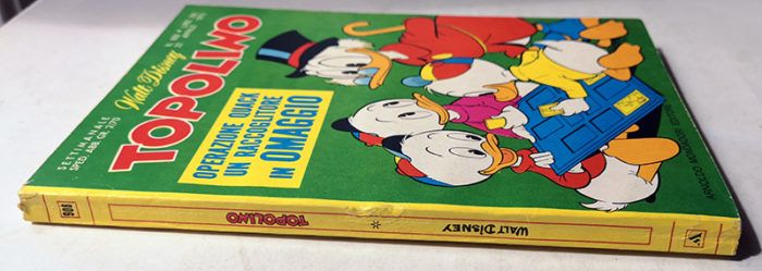 TOPOLINO LIBRETTO N 908 inserto regionale PAPERPLANE bollino 1973 - immagine 2