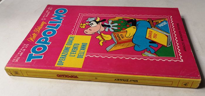 TOPOLINO LIBRETTO N 913 gadget FRANCOBOLLO OPERAZIONE QUACK + cartolina 1973 - immagine 2
