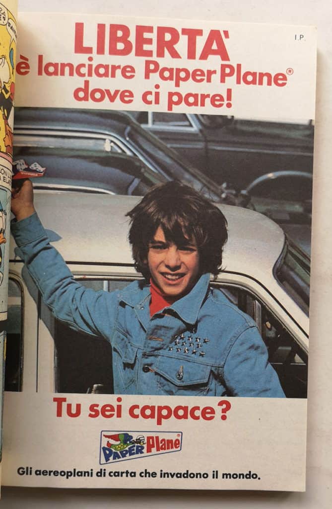 TOPOLINO LIBRETTO n 924 inserto regionale PAPERPLANE bollino 1973 - immagine 2