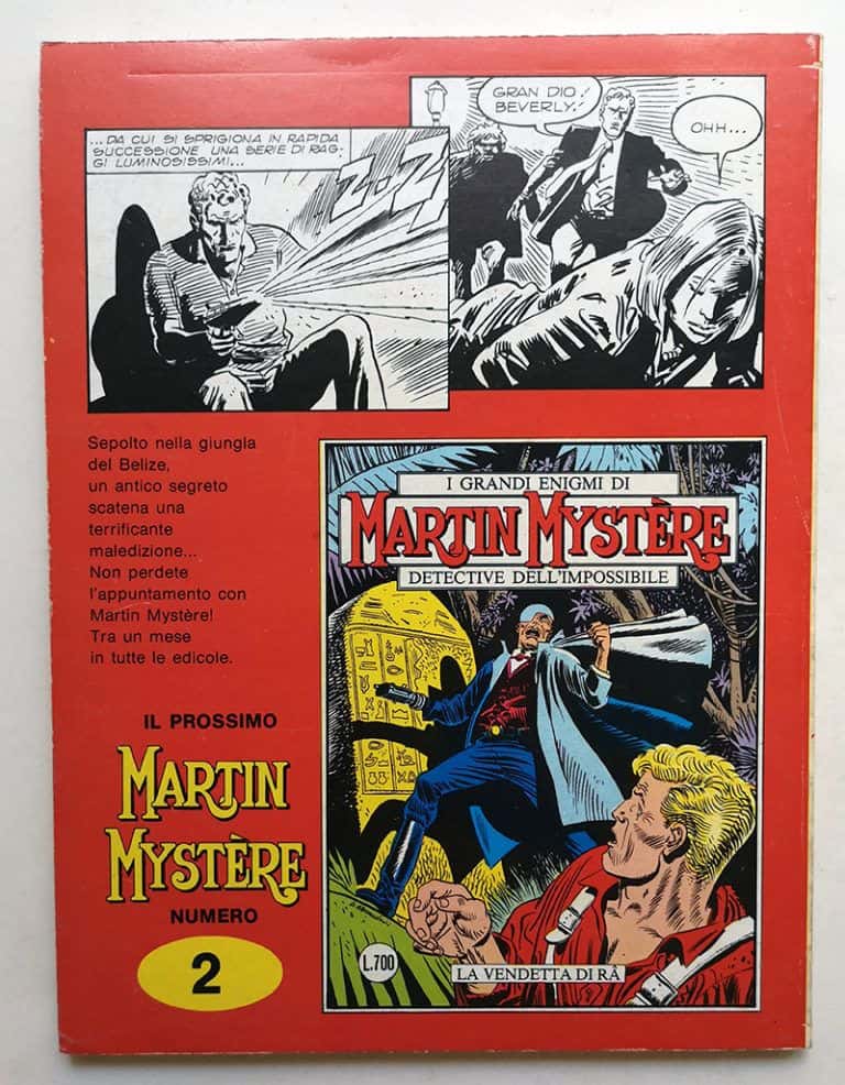 MARTIN MYSTERE 1 gli uomini in nero DAIM PRESS 1982 - immagine 3