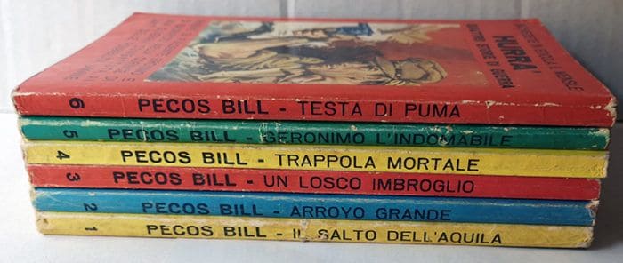 PECOS BILL 1/6 Serie Completa EURORAMA 1969 - immagine 2