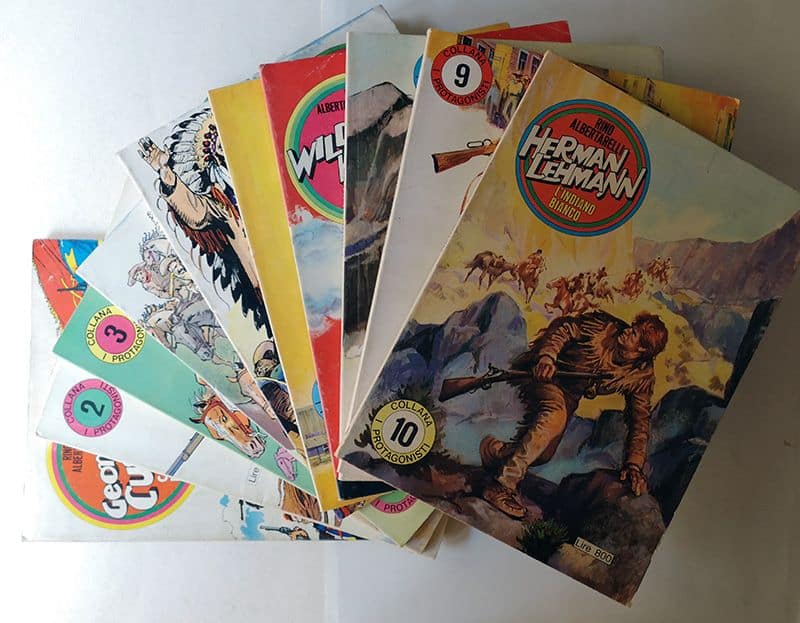 I PROTAGONISTI 1/10 Serie Completa DAIM PRESS 1974 Rino Albertarelli