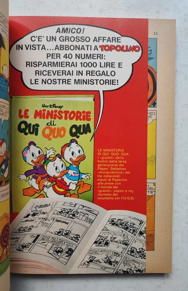 TOPOLINO LIBRETTO n 793 cartolina abbonamento bollino 1971 - immagine 3