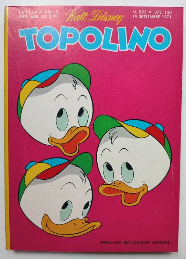 Topolino libretto n 825 inserto regionale