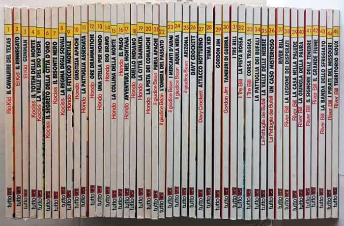 TUTTO WEST 1/45 Serie Completa BONELLI 1987 - immagine 3
