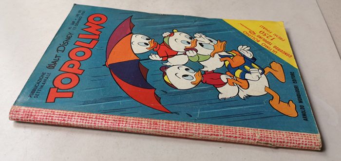 TOPOLINO LIBRETTO n 268 Mondadori 1961 FIGURINE bollini RIVAROSSI - immagine 3