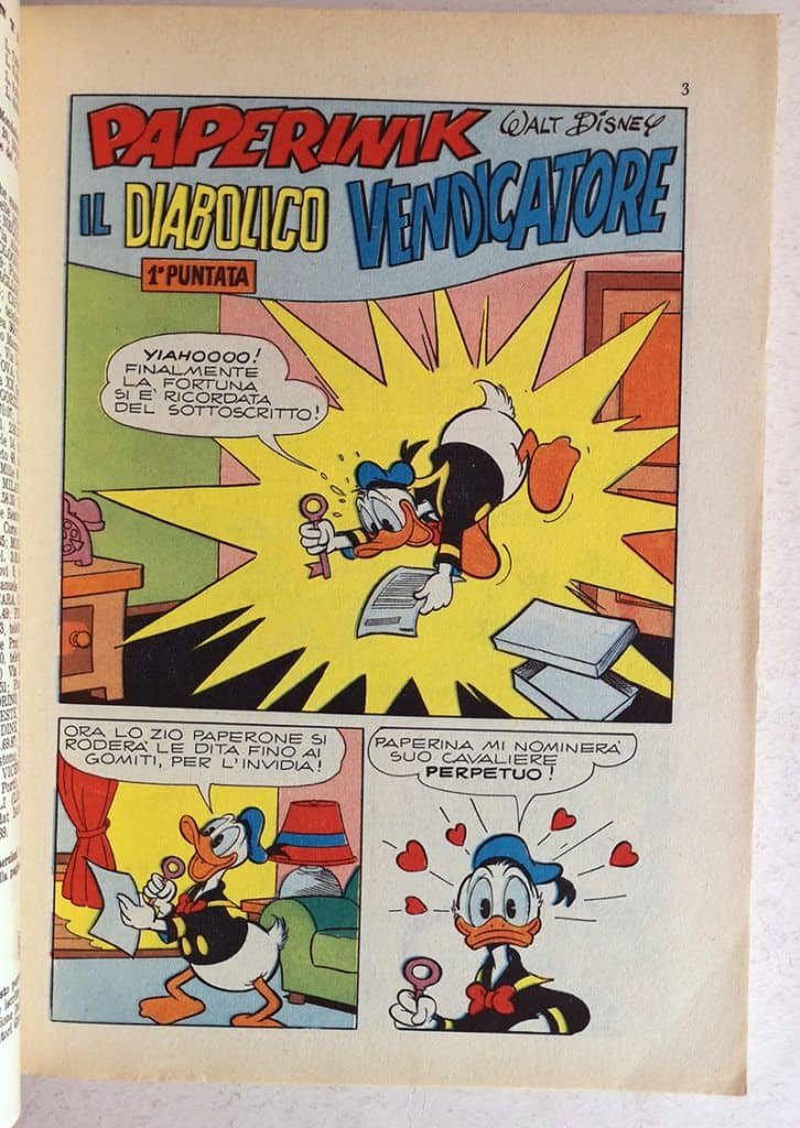 TOPOLINO LIBRETTO n 706 PRIMA APPARIZIONE PAPERINIK inserto Toseroni 1969 - immagine 4