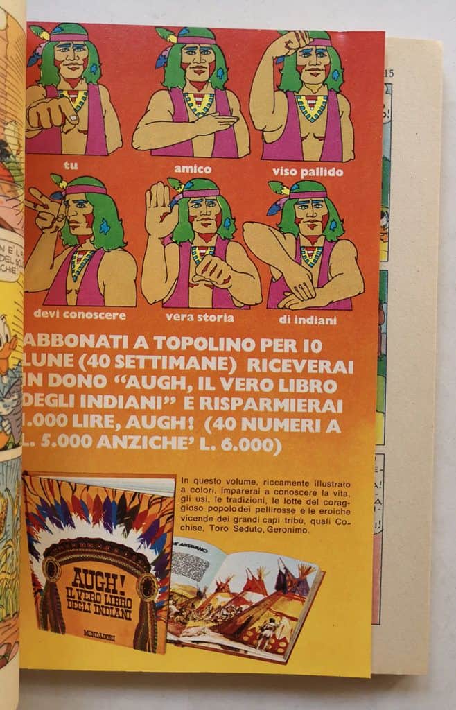 TOPOLINO LIBRETTO n 845 cartolina abbonamento bollino 1972 - immagine 3