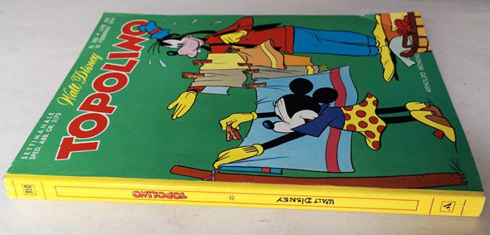 TOPOLINO LIBRETTO N 950 doppia cartolina SAN PELLEGRINO bollino 1974 - immagine 2