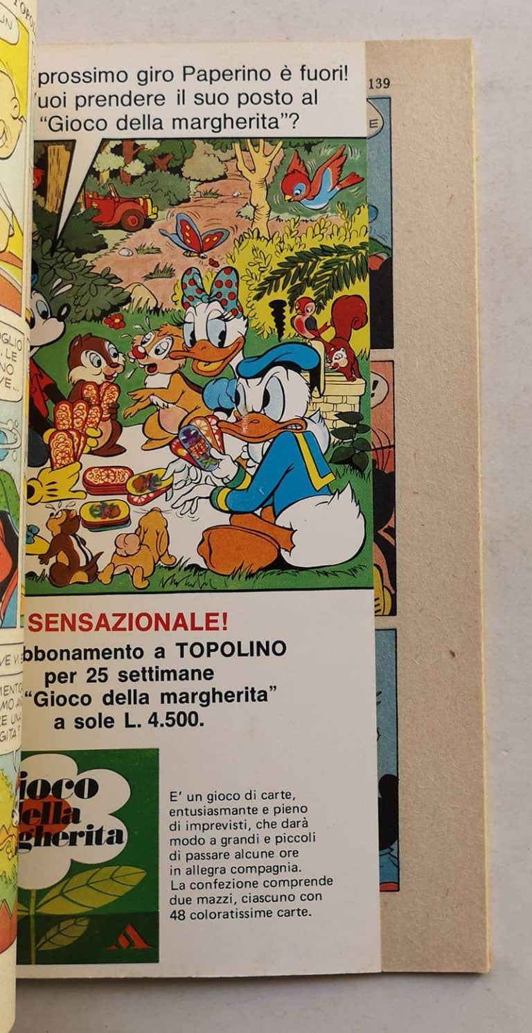 TOPOLINO LIBRETTO n 954 cartolina abbonamento bollino 1974 - immagine 3