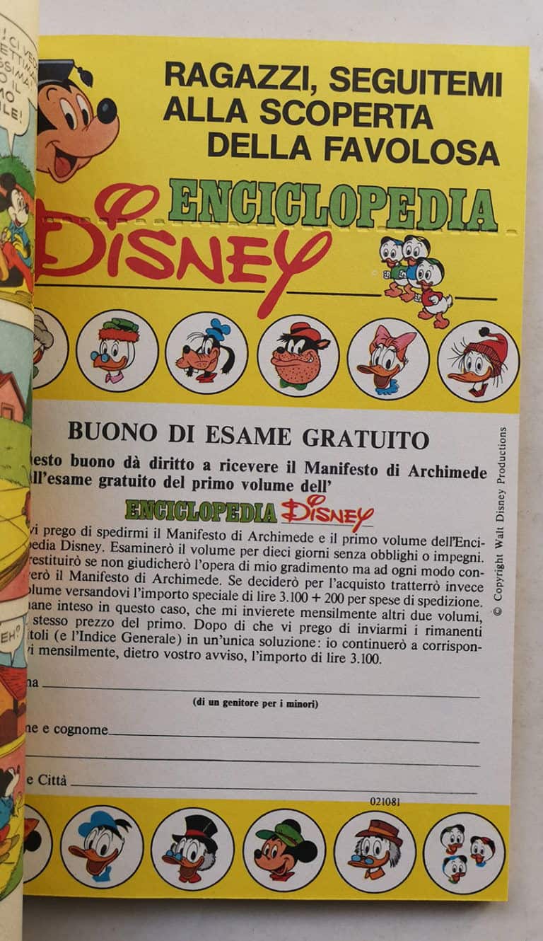 TOPOLINO LIBRETTO n 957 cedola di commissione libraria bollino 1974 - immagine 3