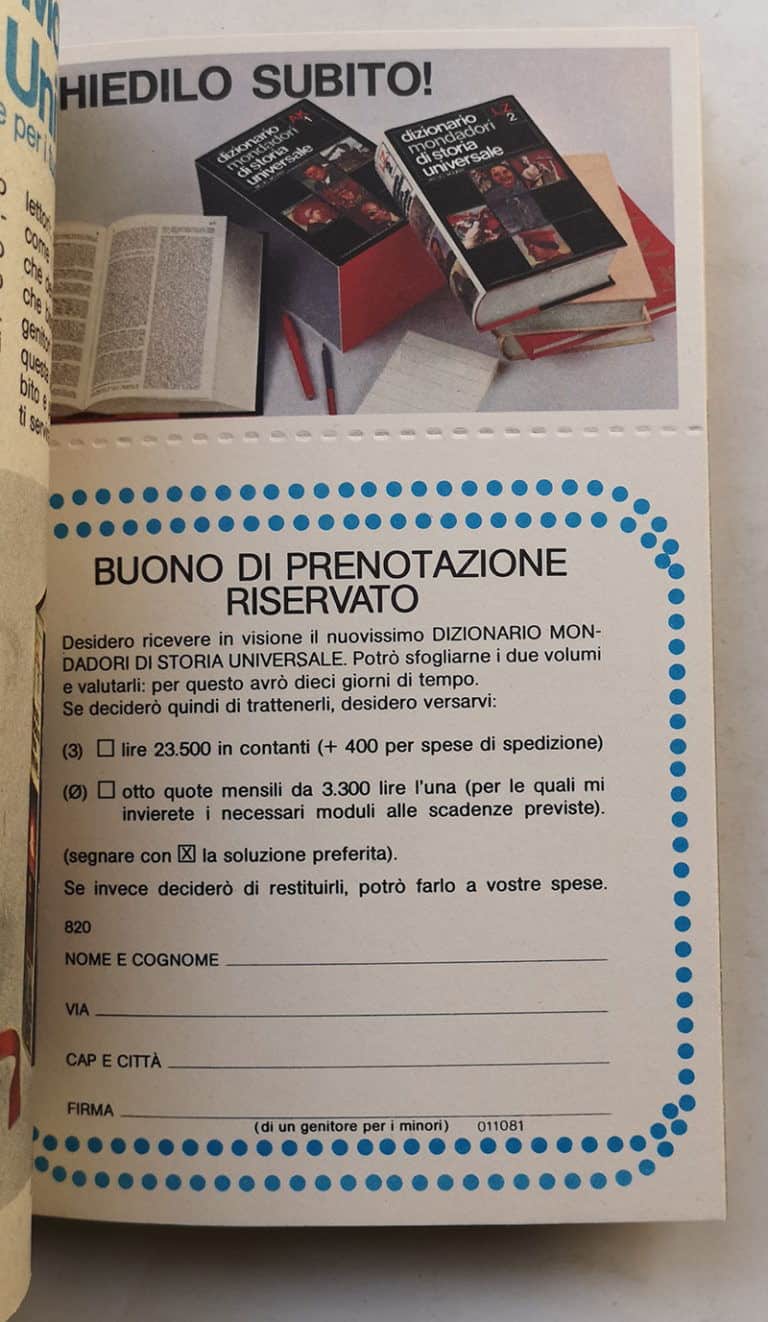 TOPOLINO LIBRETTO n 981 cedola di commissione libraria bollino 1974 - immagine 3
