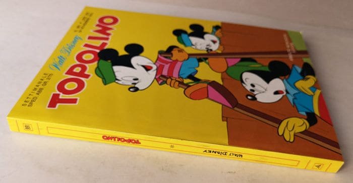 TOPOLINO LIBRETTO n 991 doppia cartolina ATLANTIC 3 ADESIVI 1974 - immagine 3