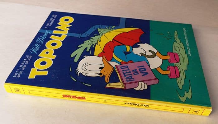 TOPOLINO LIBRETTO n 992 cartolina GRANDI SUCCESSI Mondadori cedola 1974 - immagine 3
