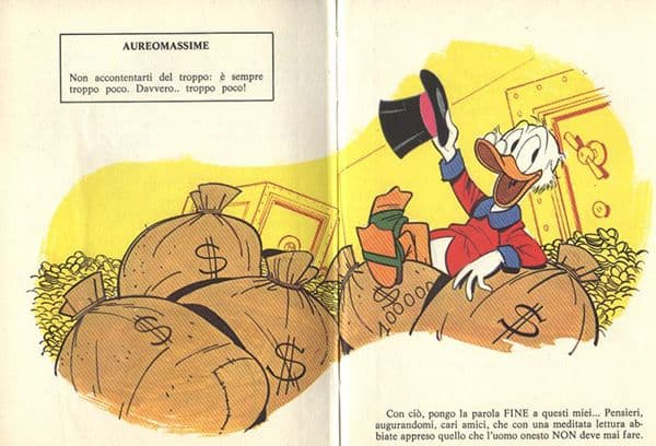 i pensieri di paperone