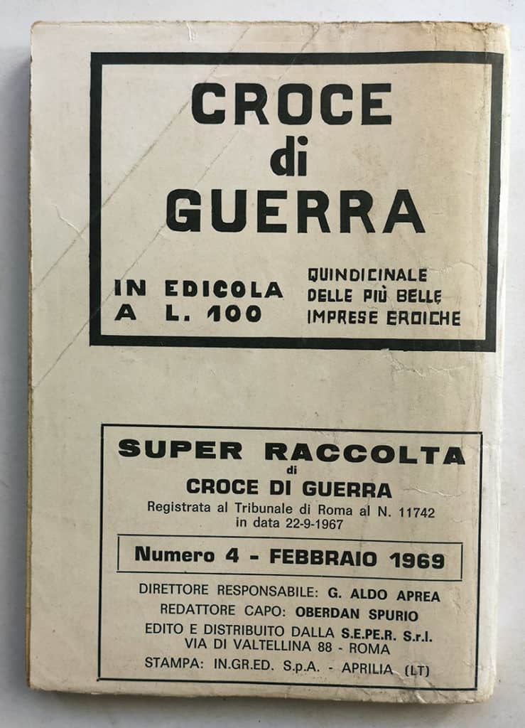 CROCE di GUERRA Raccolta Super 4 S.E.PE.R. 1969 - immagine 3
