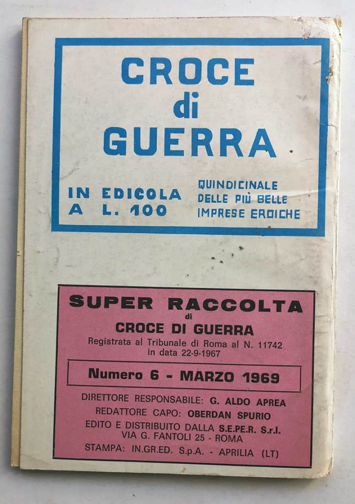 CROCE di GUERRA Raccolta Super 6 S.E.PE.R. 1969 - immagine 3
