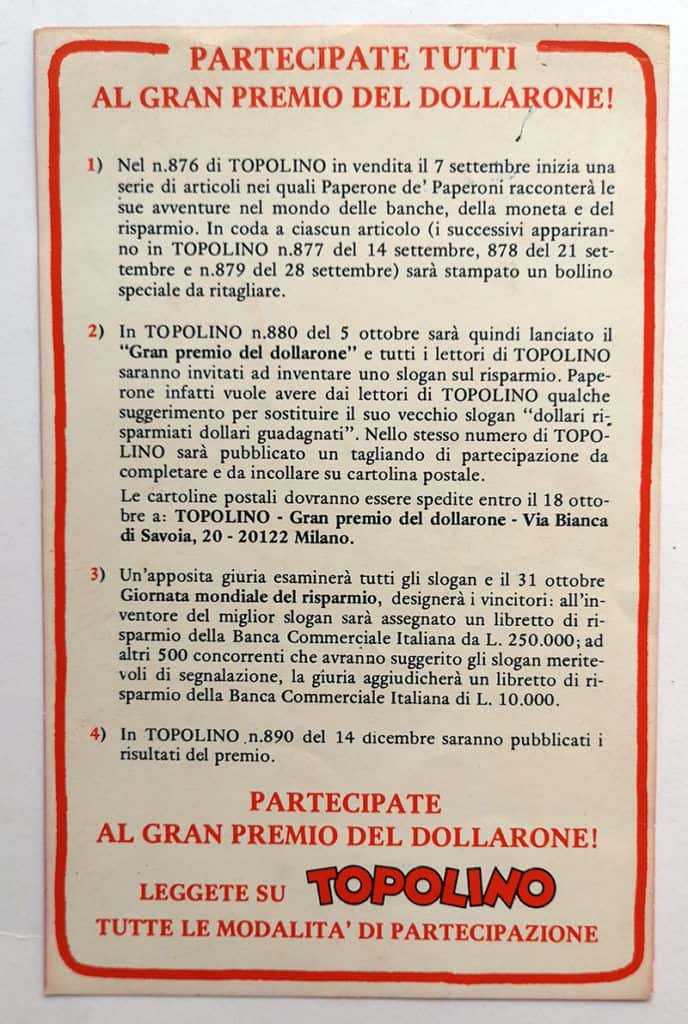 gran premio del dollarone