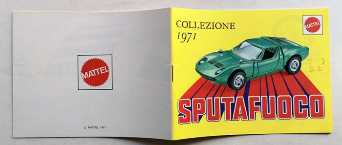 CATALOGO MATTEL SPUTAFUOCO 1971 allegato a TOPOLINO Libretto 810 - immagine 3