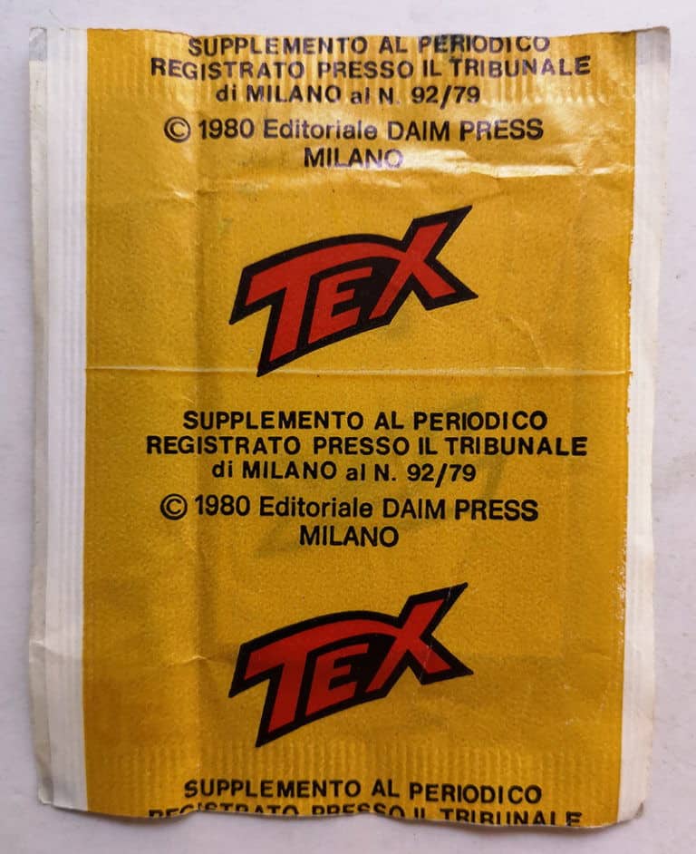 Bustina TEX Figurine EDIBOY Daim Press 1980 SIGILLATA - immagine 3