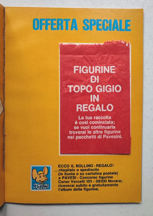 TOPOLINO LIBRETTO n 652 bustina figurine TOPO GIGIO vuota cedola 1968 - immagine 4