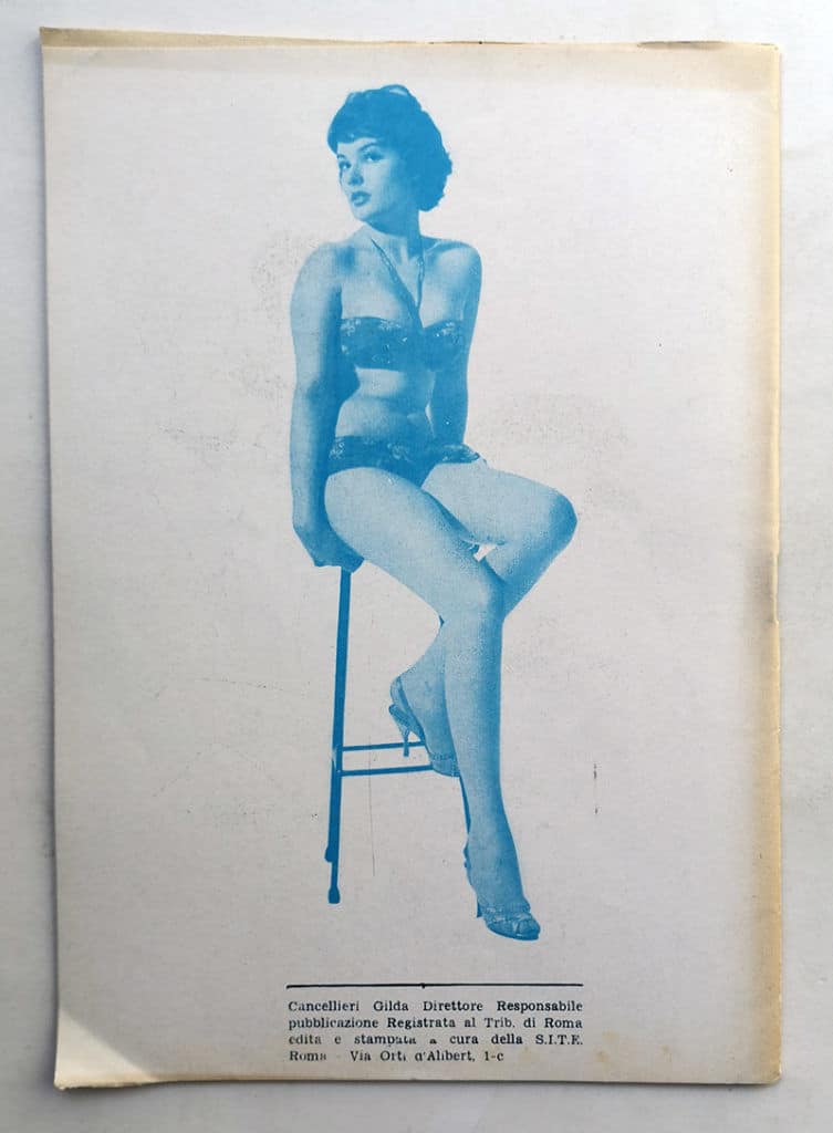 CINE VARIETA' n° 10 Cancellieri 1964 Vintage Magazine SEXY PIN UP Nude GLAMOUR - immagine 2