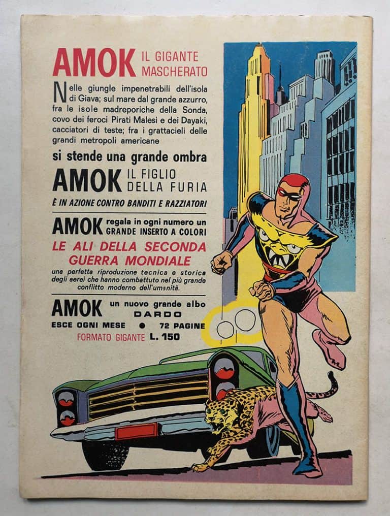 MIKI E BLEK Gigante 6 SERIE ALTERNATA Dardo 1970 - immagine 2
