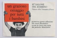Inserto Tagliando 10° SALONE DEL BAMBINO allegato TOPOLINO N 651