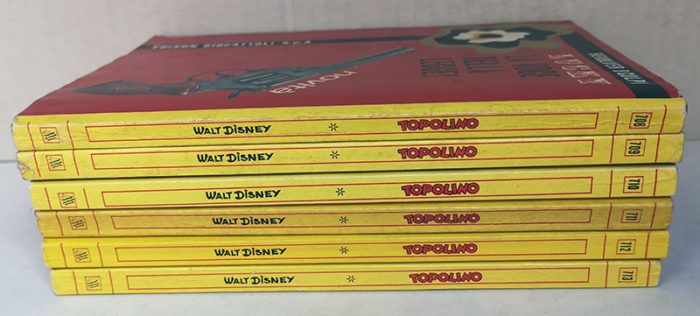 TOPOLINO 708/712 OPERAZIONE DOLLARO serie completa 6 Fumetti 6 Monete - immagine 5