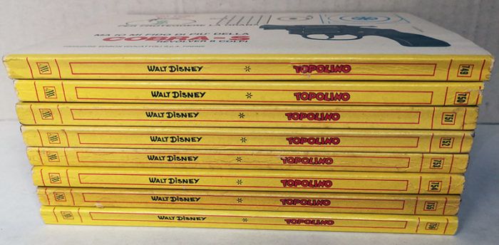 TOPOLINO 749/756 OPERAZIONE MILIARDO serie completa 8 Fumetti 8 Monete - immagine 4