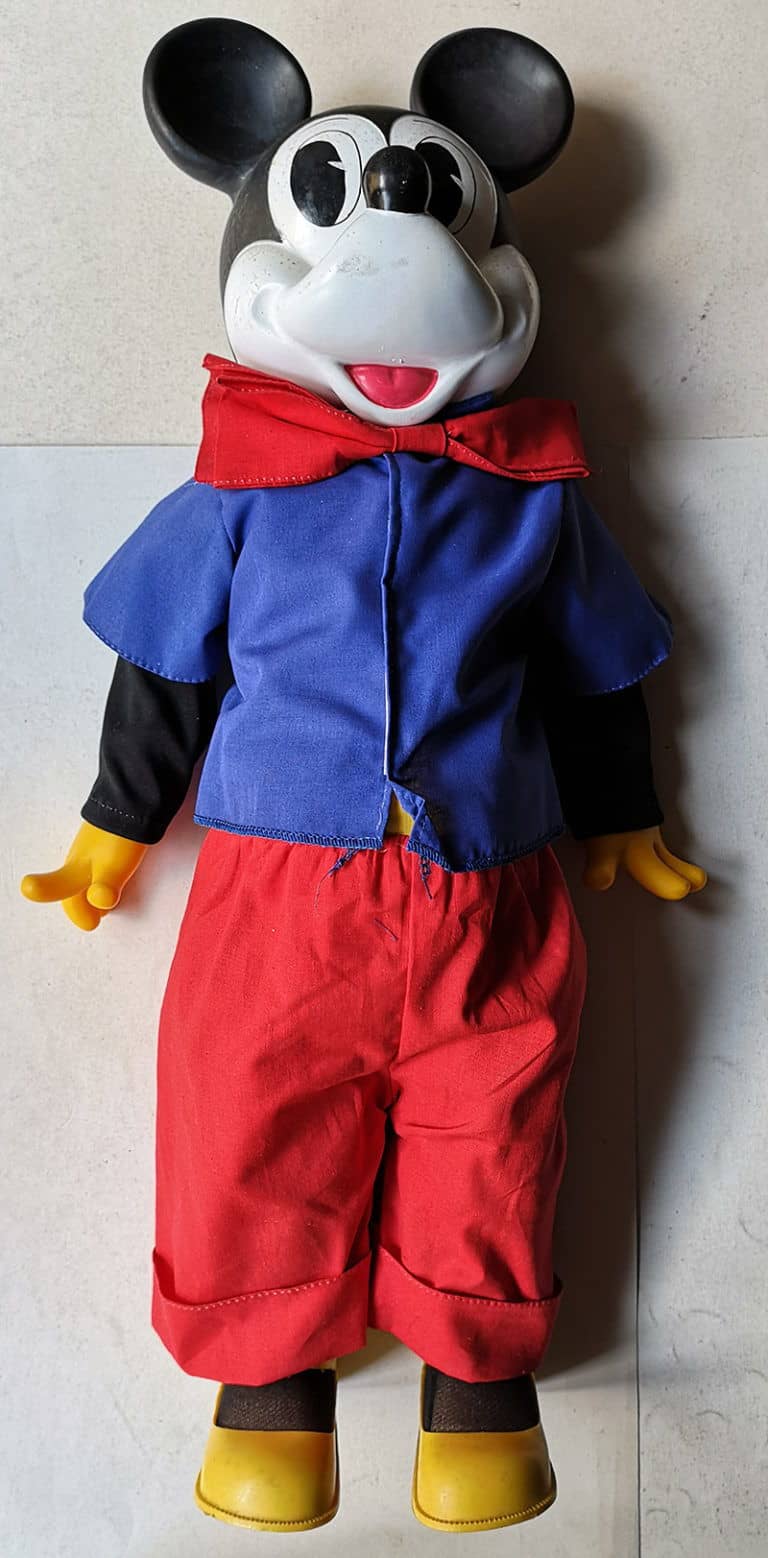 Mickey Mouse TOPOLINO FURGA Parla Cammina Vintage 55 cm - immagine 2