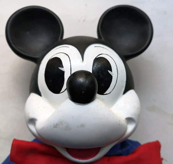 Mickey Mouse TOPOLINO FURGA Parla Cammina Vintage 55 cm - immagine 8