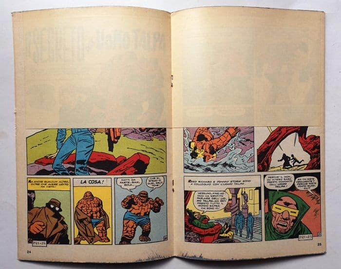 FANTASTICI QUATTRO 1 Editoriale Corno 1971 con fustella adesivi - immagine 4