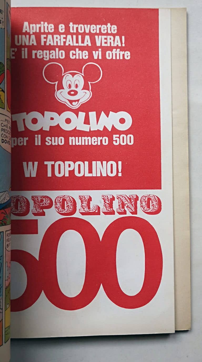 TOPOLINO LIBRETTO n 500