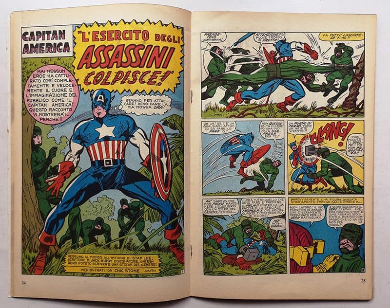CAPITAN AMERICA n° 1 Editoriale Corno 1973 X-Men - immagine 2