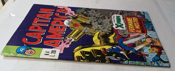 CAPITAN AMERICA n° 4 Editoriale Corno 1973 GADGET Adesivi - immagine 5