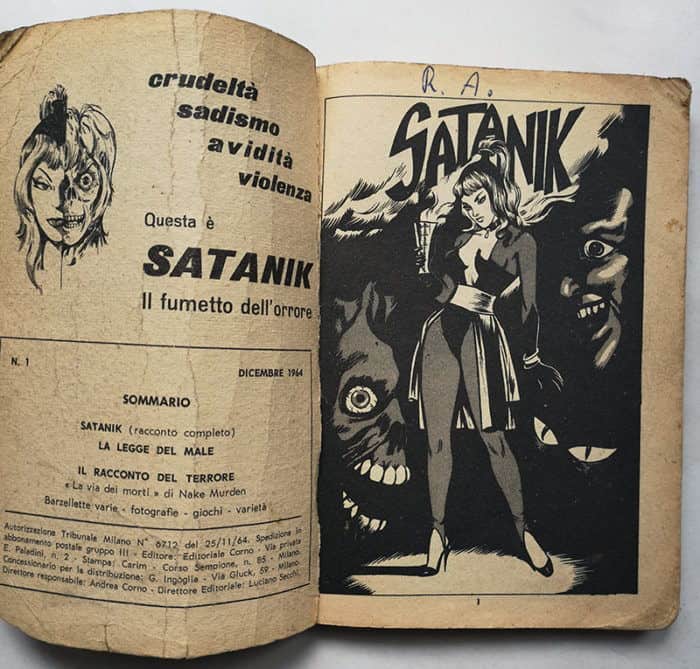 SATANIK 1 originale CORNO 1964 - immagine 3