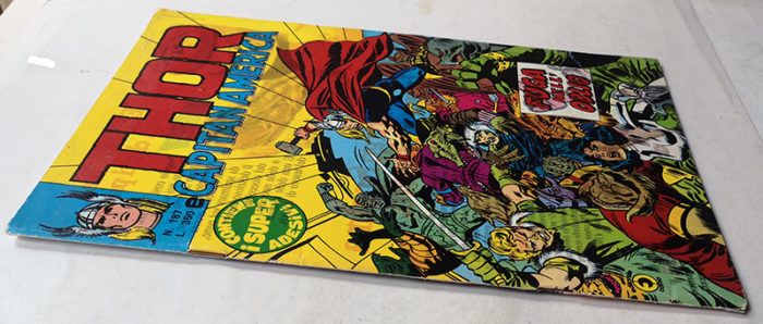 THOR e CAPITAN AMERICA 187 CORNO 1978 errore di stampa - immagine 2