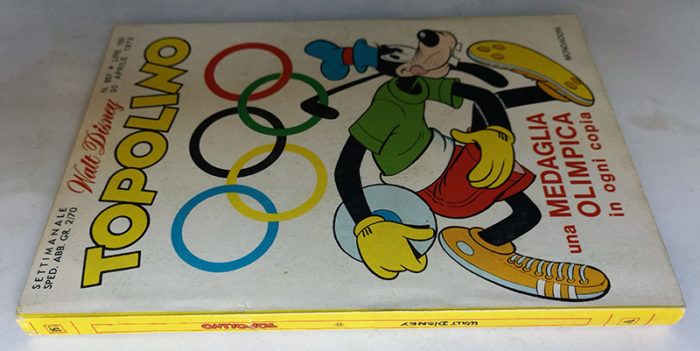 TOPOLINO Libretto 857 MONDADORI 1972 gadget MEDAGLIA OLIMPICA - immagine 2