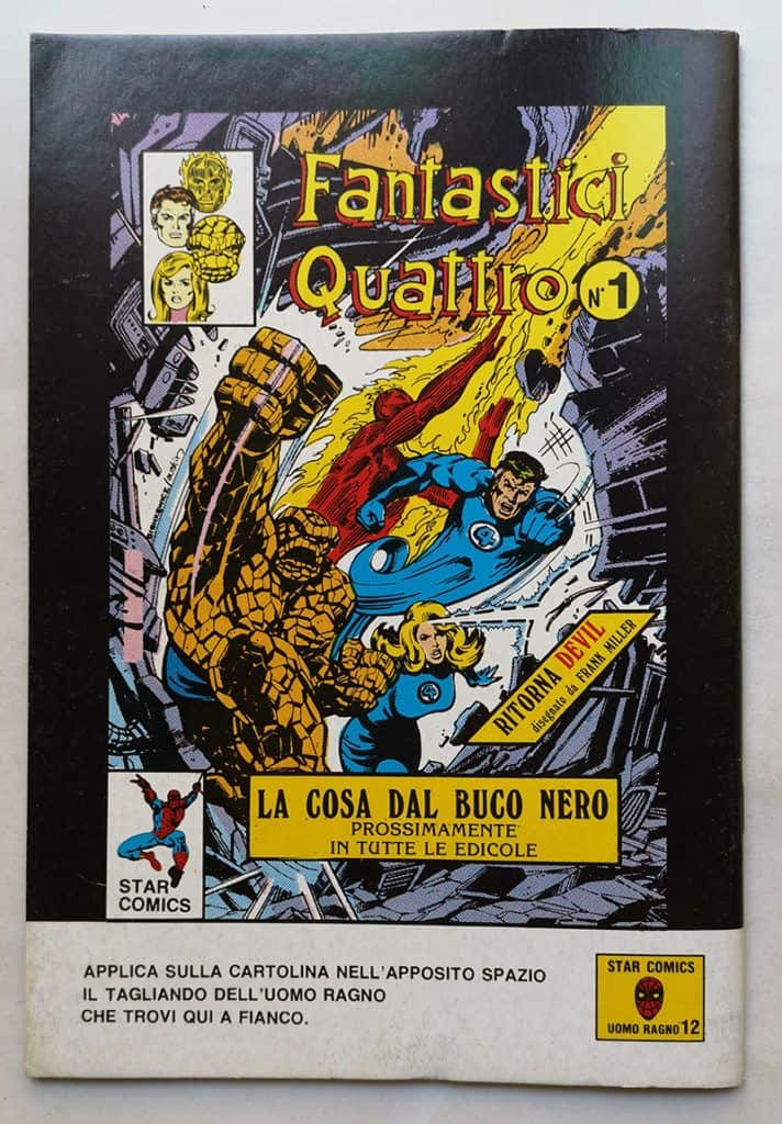 UOMO RAGNO 12 Star Comics 1988 bollini Iª EDIZIONE - immagine 2