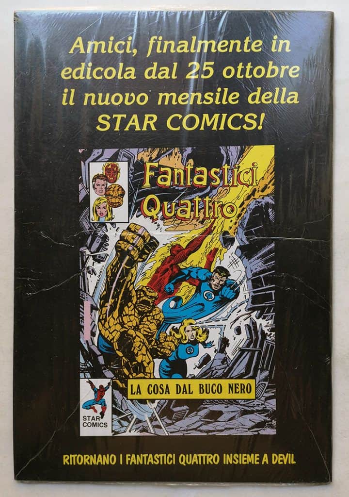 UOMO RAGNO 17 Star Comics 1988 BLISTERATO Adesivi - immagine 2